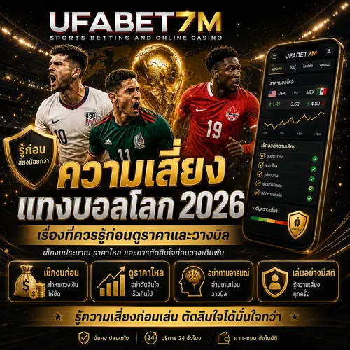 ความเสี่ยงแทงบอลโลก 2026 เรื่องที่ควรรู้ก่อนดูราคาและวางบิล